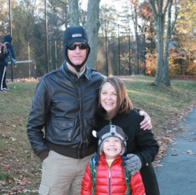 image of three generations in one family who have and continue to walk to school.